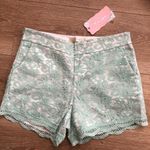 Boutique Mint embroidered high waisted shorts Photo 2