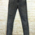 frame denim Le Skinny De Jeanne Raw Edge Jeans Women 27 Bennington Black Gray Photo 0