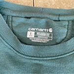 Carhartt  Force Lightweight Sweatshirt Womens Relaxed Fit Size Small Green Photo 9