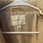 Aeropostale Women's Cream Sherpa Jacket Photo 2
