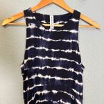 Athleta Santorini Thera Printed Mini Tank Dress Navy Tie Dye Small Tall Beach Photo 4