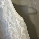 EXPRESS Trouvé White Layered Mesh Summer Lace Design XS Tank Top Vacation Photo 2