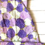 Women’s S/M Purple Floral Halter Top Maxi Dress Side Zipper Size Small Handmade Photo 2