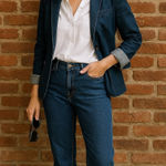 No Excuses Vintage Jeans Women's 9/10 – Straight‎ Leg, Mid Rise Blue Size undefined Photo 0