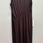 Peruvian Connection Sveeveless Jersey Black Dress L Photo 0
