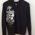 Disneyland Parks "pirate princess" foil skull zip up hoodie jacket women's Sz L Photo 0