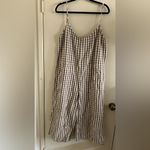 ALI GOLDEN JUMPER WITH PATCH POCKETS KHAKI GINGHAM Brown Size L Photo 2