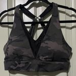 Zyia Adjustable Forest Camo Bra Sz L New With Tags Black/Gray Photo 6