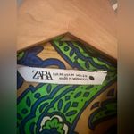 ZARA | Women's Paisley Scarf Blouse, size M Photo 7