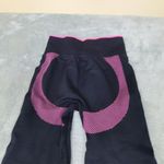 PINK - Victoria's Secret  Black and‎ Pink Track Pants Photo 1