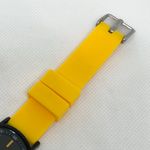 Shengke Sk women’s watch quartz black tone 34mm yellow silicone band running Photo 3