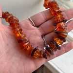 Vintage Genuine Baltic Amber Teething Necklace No Clasp Approximately 30” in Len Brown Photo 0