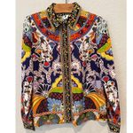 Alice + Olivia Willa Placket Top Size Small Photo 12