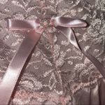 Vanity Fair  vintage nightgown sleeveless with lace bow top Length 51”, bust 22” Photo 8