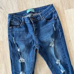 Wax Jean Womens Dark Denim Cuffed Jeans - 3 Photo 1