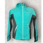 Avalanche  Weather Shield Running Shell Women’s Medium Jacket Teal Colorblock Photo 0
