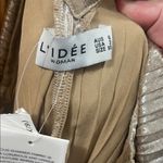 L’idee Boheme Gown NWT in Desert Shimmer Gold size 2 6 XS Photo 6