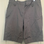 Just My Size  Women's Plus Size 16 Capri Shorts Casual with Pockets Gray Photo 0