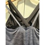 Lululemon Sports Bra - Heathered Blue and Black Photo 3