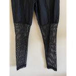 Chromat Classic Black Gender Inclusive Power Fishnet Mesh Running Pants‎ Small Photo 2