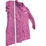 VTG 90s Y2K Denim & Co Women’s S Pink Corduroy Damask Floral Textured Blazer Photo 6