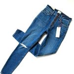 Alice + Olivia NWT AO.LA by Good High Rise in Time Flys Stretch Jeans 24 $195 Photo 0