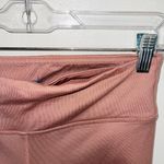 Alo Yoga Goddess Alosoft High Waist Blush Pink Ruched Leggings Photo 3