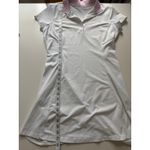 Lululemon Polo Dress Womens 8 White Pink Mini Tennis Pickleball Golf Preppy Photo 5