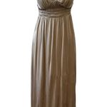 Victoria's Secret VICTORIA’S SECRET | Women’s Long Gold Bodycon Elegant Dress Small Photo 0