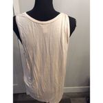 H&M  Size Large L Light Pink Sleeveless Shirt Lacey Front Photo 3