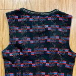 Trina Turk  Good Night Tweed Black Red Sheath Dress Womens 2 Photo 9