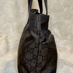 Guccissima Brown Nylon Metallic Mini Tote Photo 6