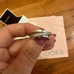 Pandora  925 Silver
Crossover Pavé Triple Band Ring Photo 3