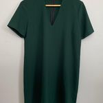 ZARA Emerald Green Choker Neck Dress Photo 2