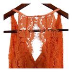 Free People Intimately  Coralina Bodysuit NWT Womens S Coral Lace Boho Festival Photo 4