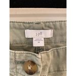 J Jill Green Flat Front Chino Pants Womens Zip Ankle Size 14 Photo 4