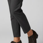 DONALD J. PLINER Audra Brown Suede White Stitching Side Zip Loafers Shoes 7 Photo 0