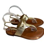 Kate Spade  Carolina T-Strap Leather Sandals Ankle Strap, Sz 6.5 Photo 3