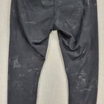 Fabletics Womens Define PowerHold Leggings Small Black Matte Floral Mid-Rise Photo 8