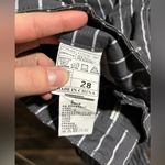 Gray Striped women’s skinny Pant Size 28 Photo 1