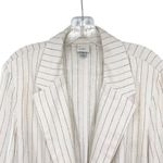 A New Day  Pinstripe Linen Blend Blazer Jacket Photo 1
