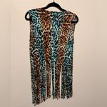 Lucky & Blessed Multicolor Patterned Vest Brown Photo 1