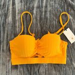 Shade & Shore Women's Orange Swim Top 32B Yellow Size undefined Photo 0