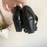 Munro  black patent leather elastic straps heels Photo 2