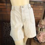 Faded Glory VINTAGE 1990'S  HIGH RISE TAN DENIM SHORTS (18) Photo 0