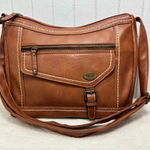 BOC Brown Faux Leather crossbody Bag Photo 0
