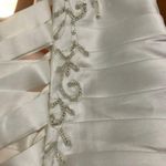 Gorgeous Beaded Corset Tie Wedding Dress NWOT 💍 Size 6 Photo 4
