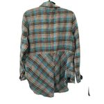 Keren Hart Tunic Length Plaid‎ Shirt Women's Size S Photo 3
