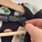 Liz Claiborne vintage tourist postcard camera button up Photo 4