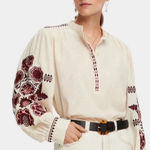Scotch & Soda  Embroidered Voluminous Top Photo 0